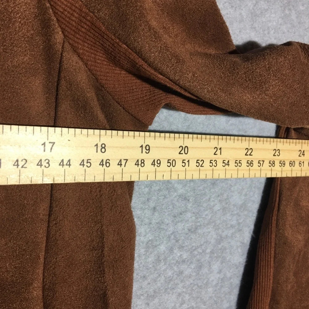 Womens Ethereal by Paper Crane Jacket Moto Style Suede Winter Fall Layering - Picture 3 of 7